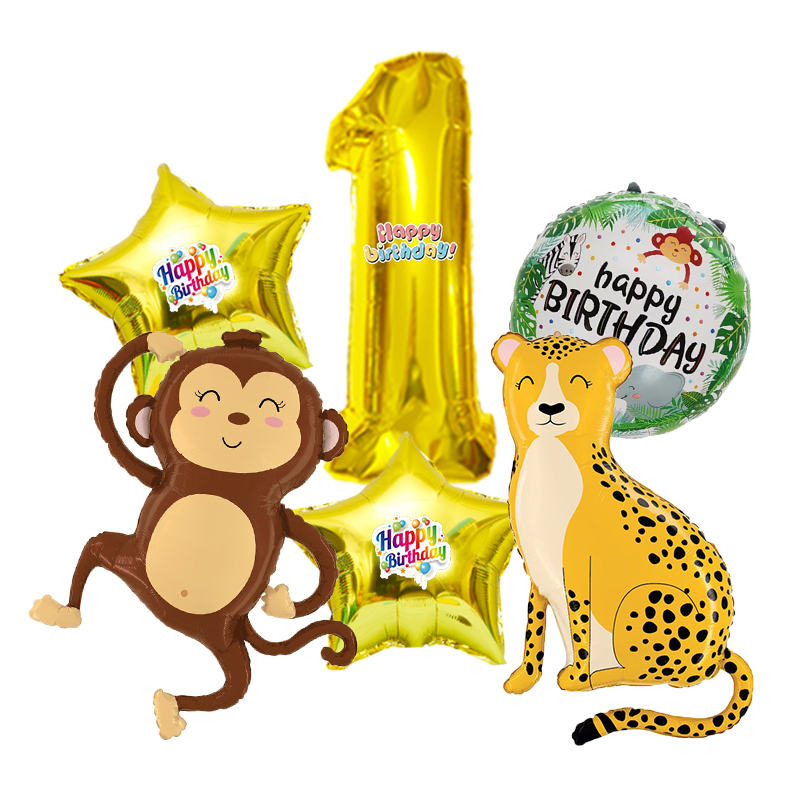 Monkey Leopard Zoo Numbers 0-9 - Wedding Zoo recension och pris