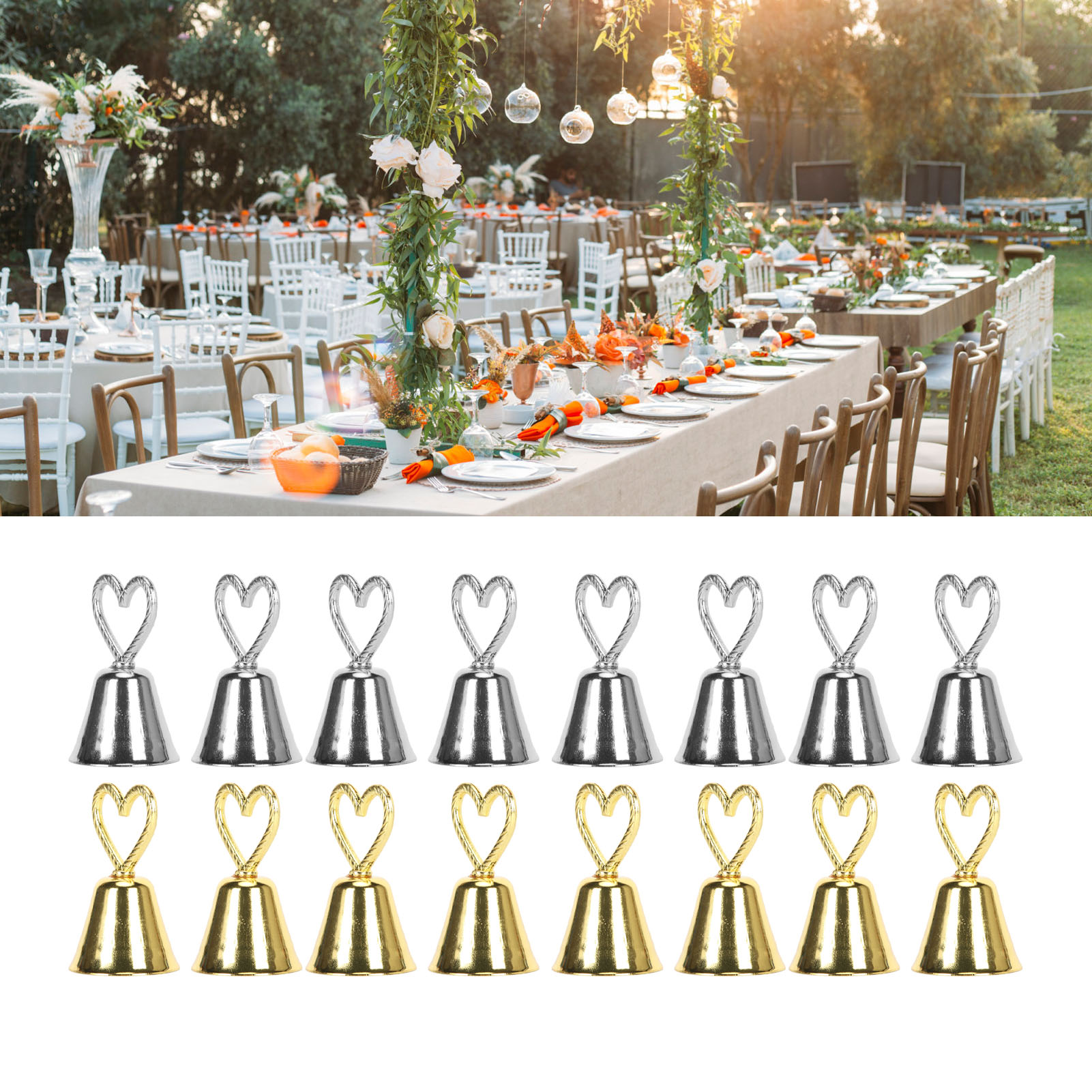 Gold Place Card Holders Hand C - Table Number Gold recension och pris