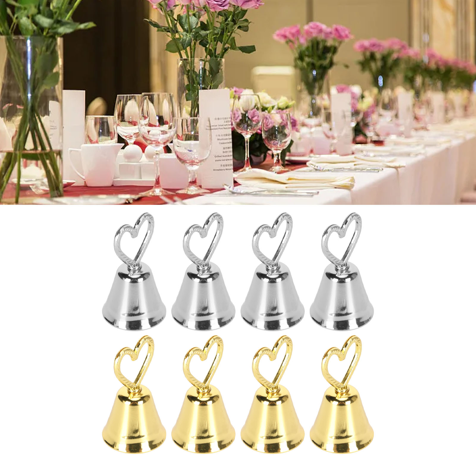 Gold Place Card Holders Hand C - Table Number Gold recension och pris