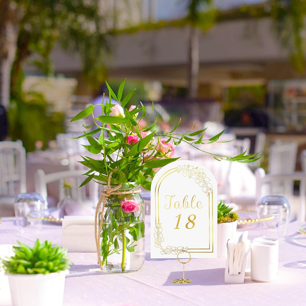 AT19-Wedding Table Number 1-20 - Table Number Gold recension och pris
