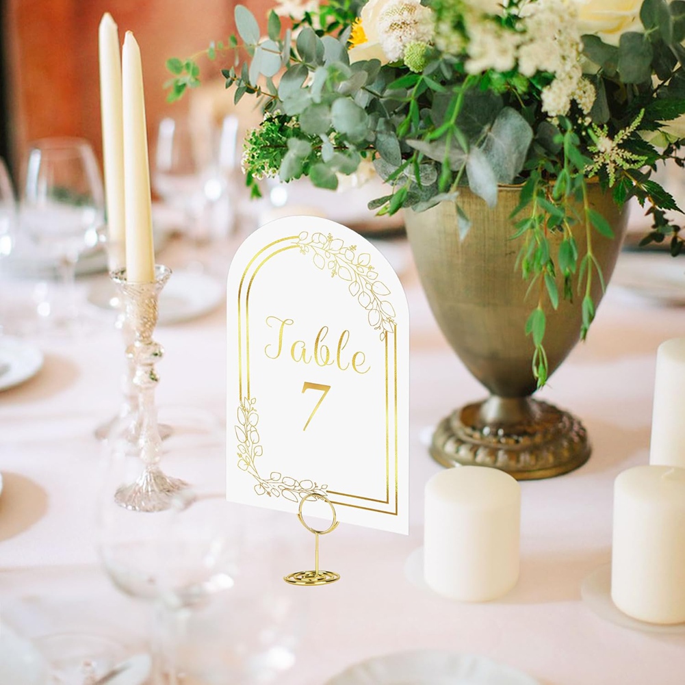 AT19-Wedding Table Number 1-20 - Table Number Gold recension och pris