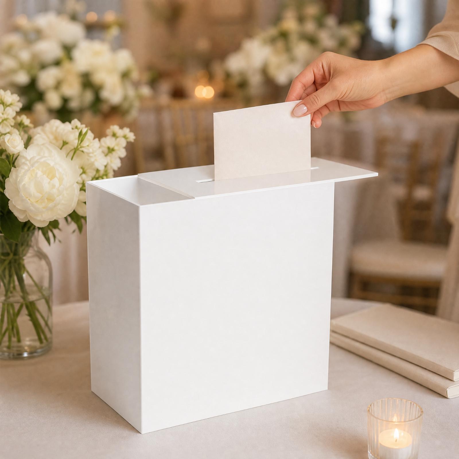 Acrylic Card Collection Box wi - Wedding Card Box recension och pris