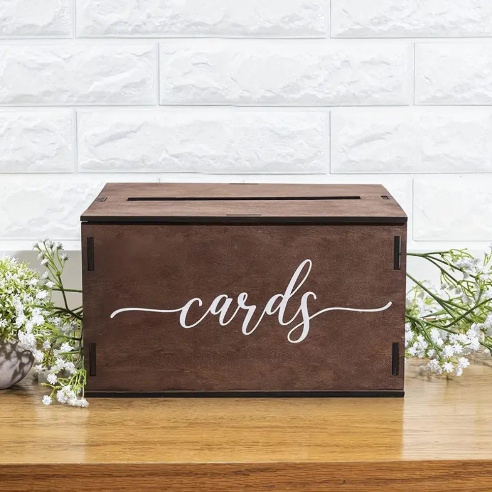 New Wooden Wedding Card Box De - Wedding Card Box recension och pris