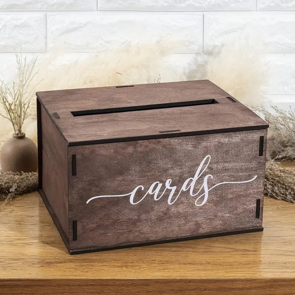 New Wooden Wedding Card Box De - Wedding Card Box recension och pris