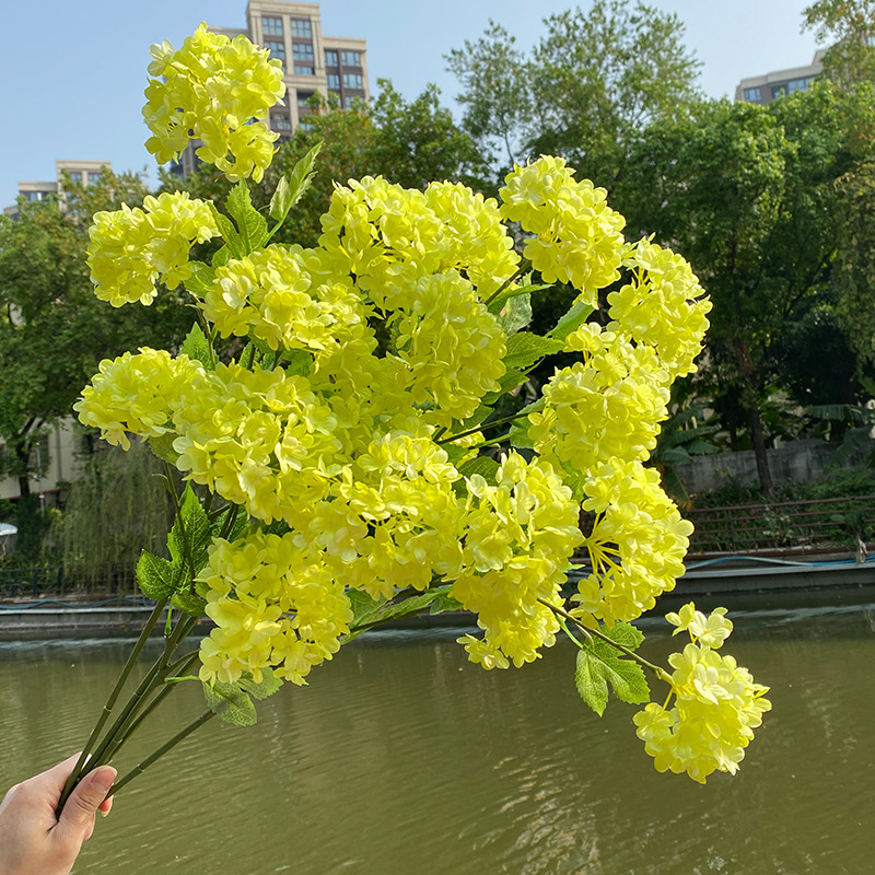 3pcs 4Head Hydrangea Wedding F - Wedding Decor Supply Store recension och pris