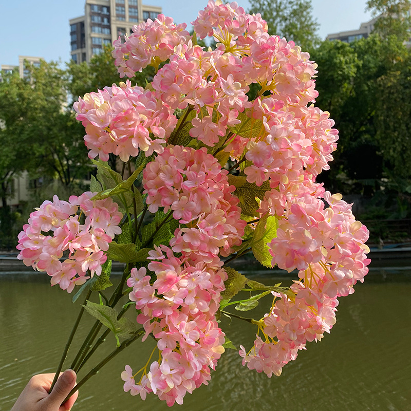 3pcs 4Head Hydrangea Wedding F - Wedding Decor Supply Store recension och pris