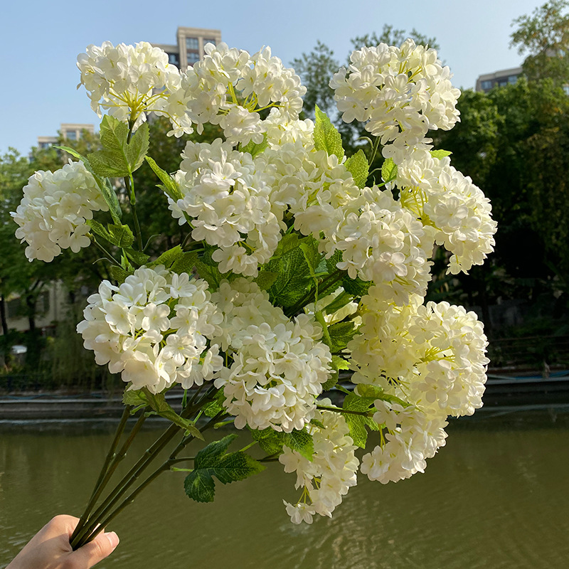 3pcs 4Head Hydrangea Wedding F - Wedding Decor Supply Store recension och pris