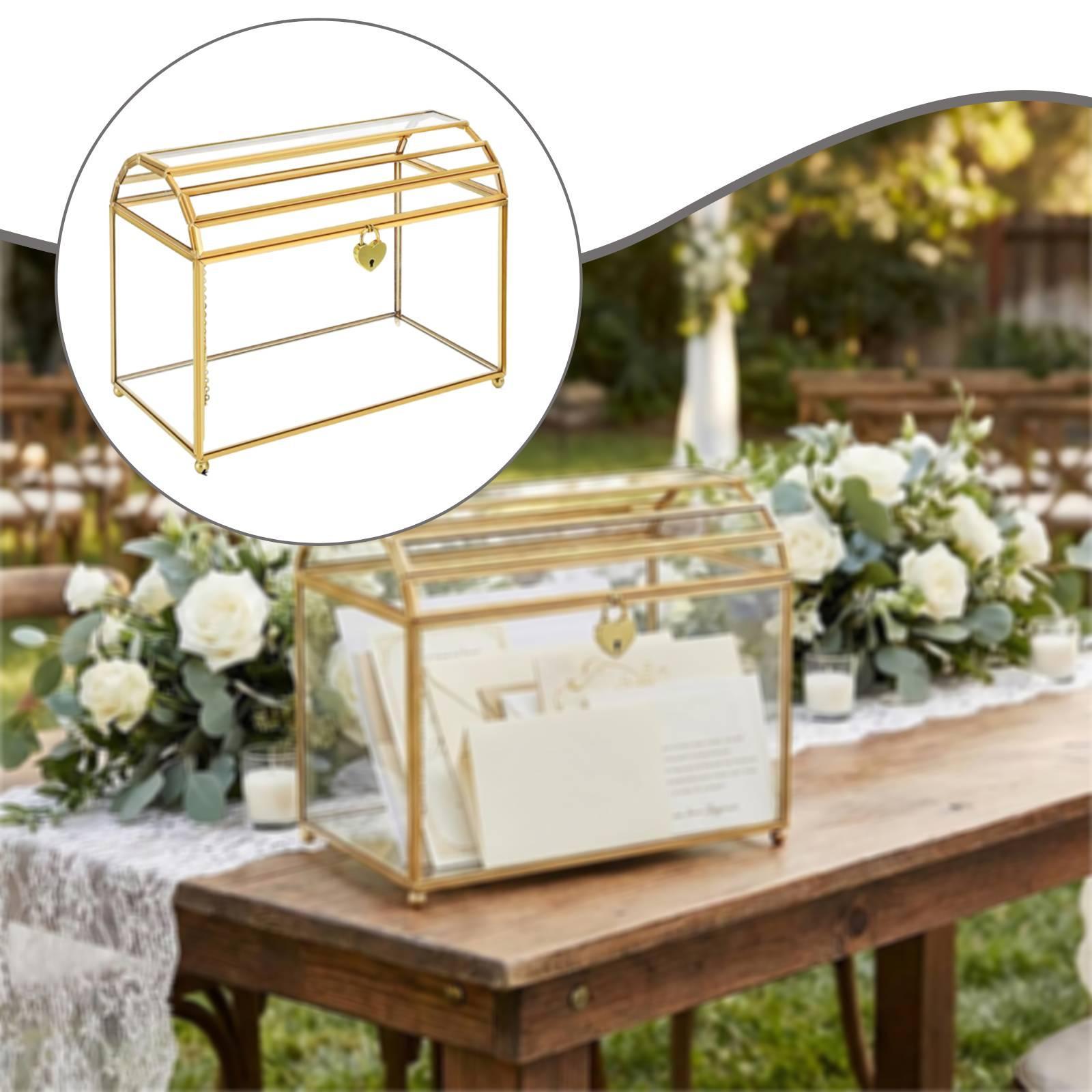 Glass Wedding Card Box Storage - Wedding Card Box recension och pris
