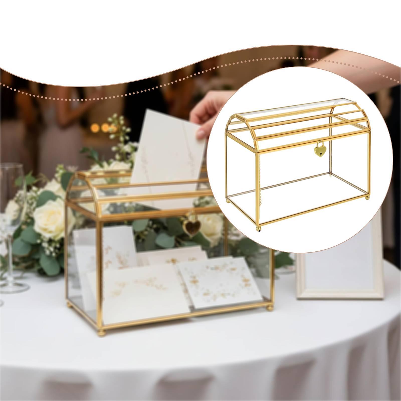 Glass Wedding Card Box Storage - Wedding Card Box recension och pris