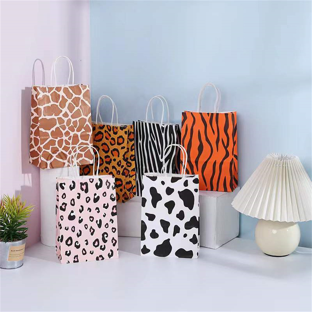 4Pcs Jungle Party Bags Birthda - Wedding Zoo recension och pris