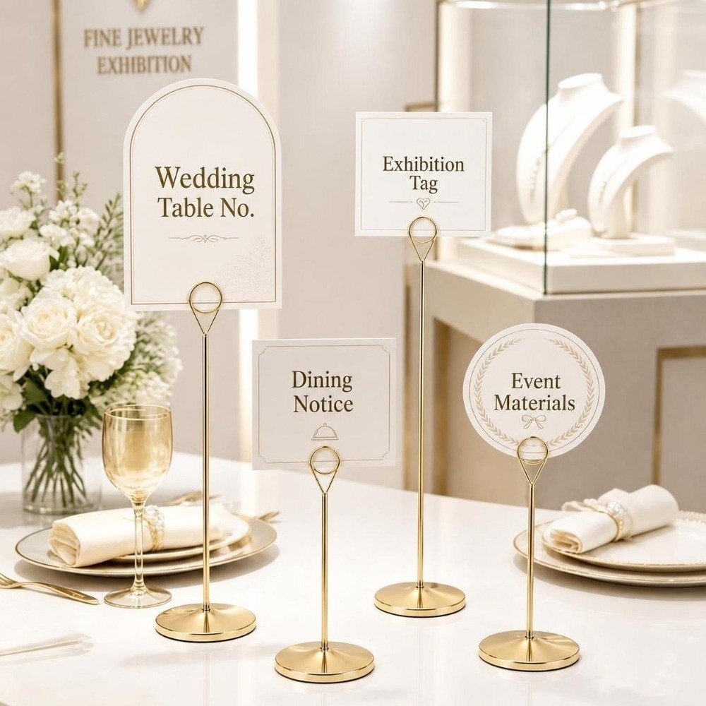 Portable Metal Table Number Ho - Table Number Gold recension och pris