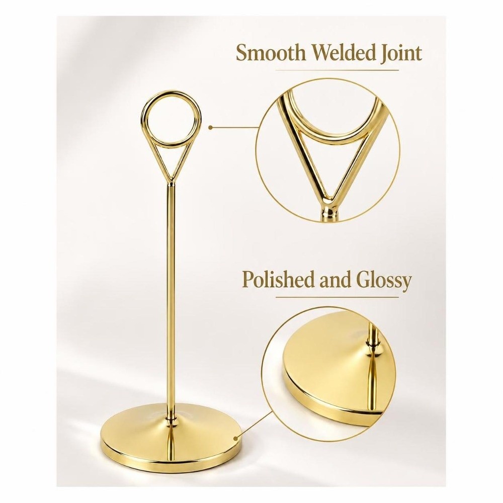 Portable Metal Table Number Ho - Table Number Gold recension och pris