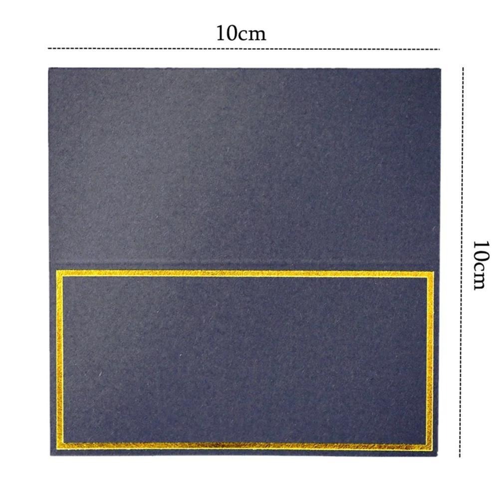 10/20/50pcs Black Gold Name Pl - Table Number Gold recension och pris