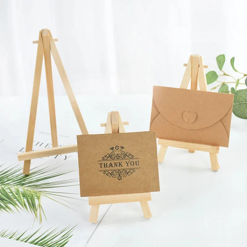 10pcs Wood Mini Easel Frame De - Table Number Gold recension och pris