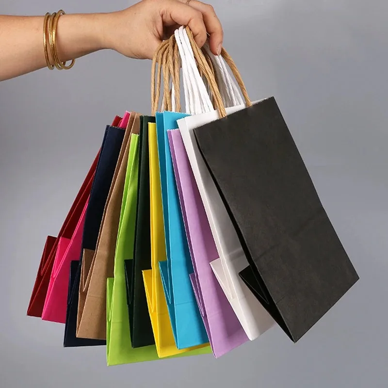 10/30/50pcs Kraft Paper Bag wi - Wedding/Event Supply Store recension och pris