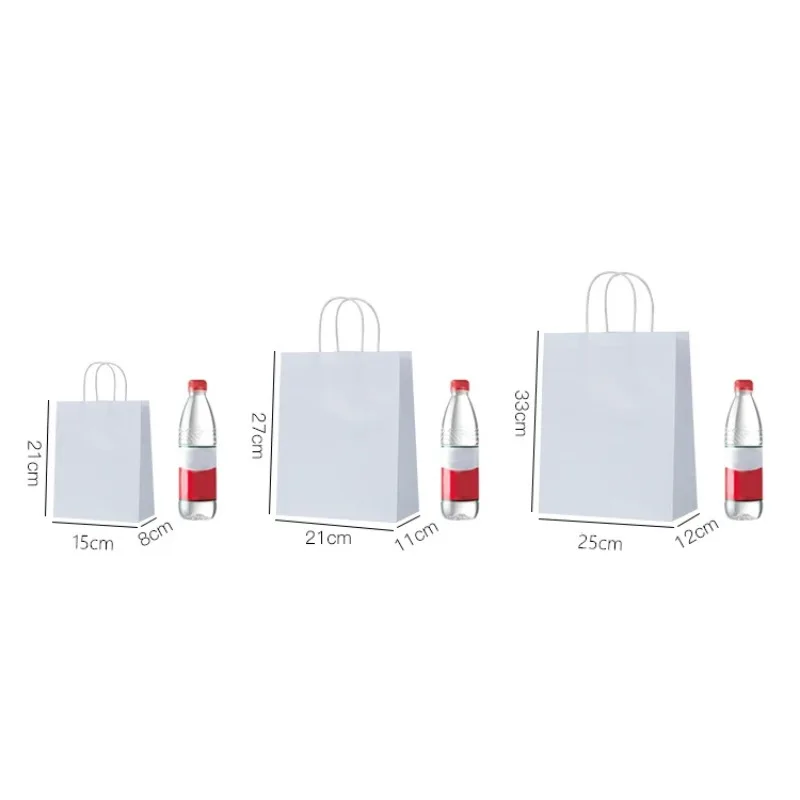 10/30/50pcs Kraft Paper Bag wi - Wedding/Event Supply Store recension och pris